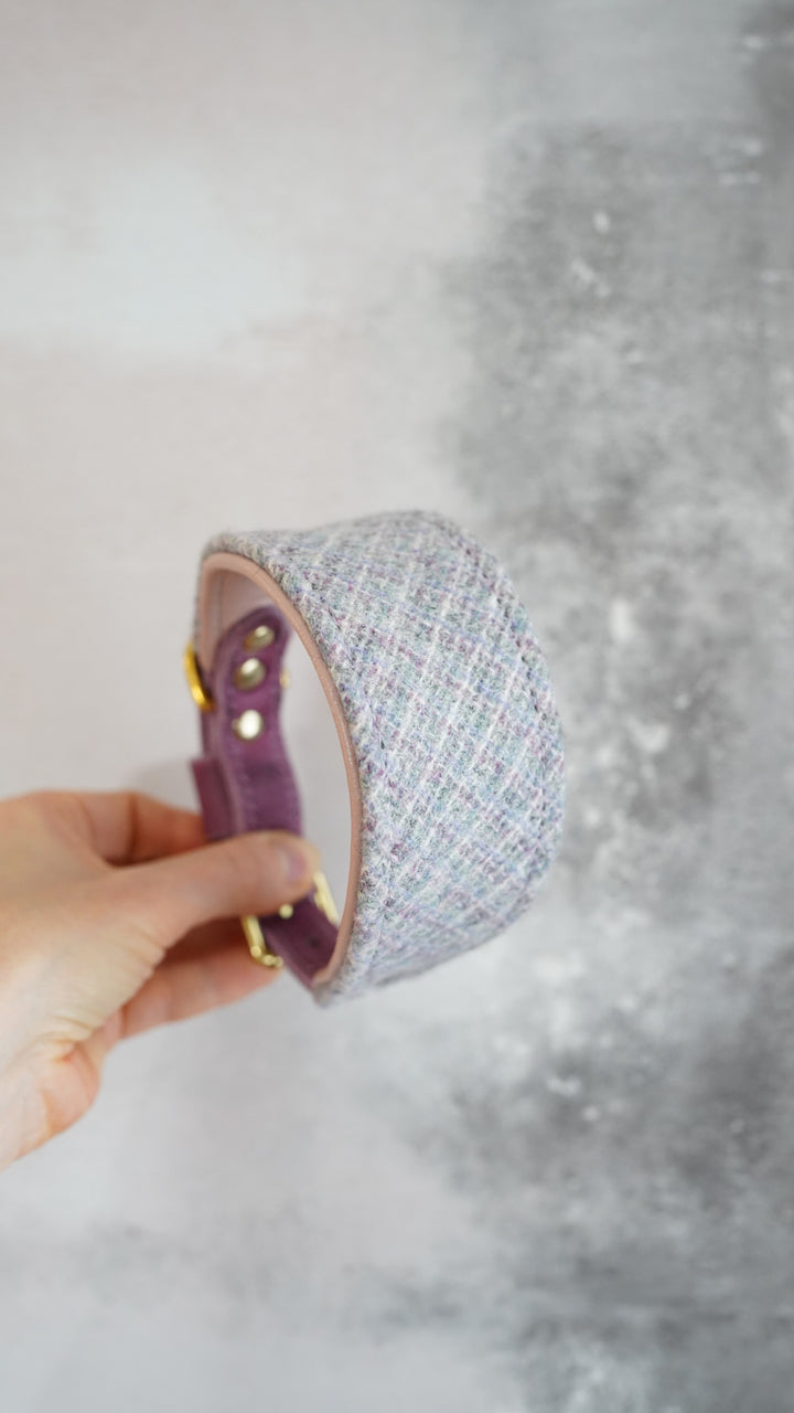 Juniper - Tapered Luxe Collar - Pure Wool Tweed