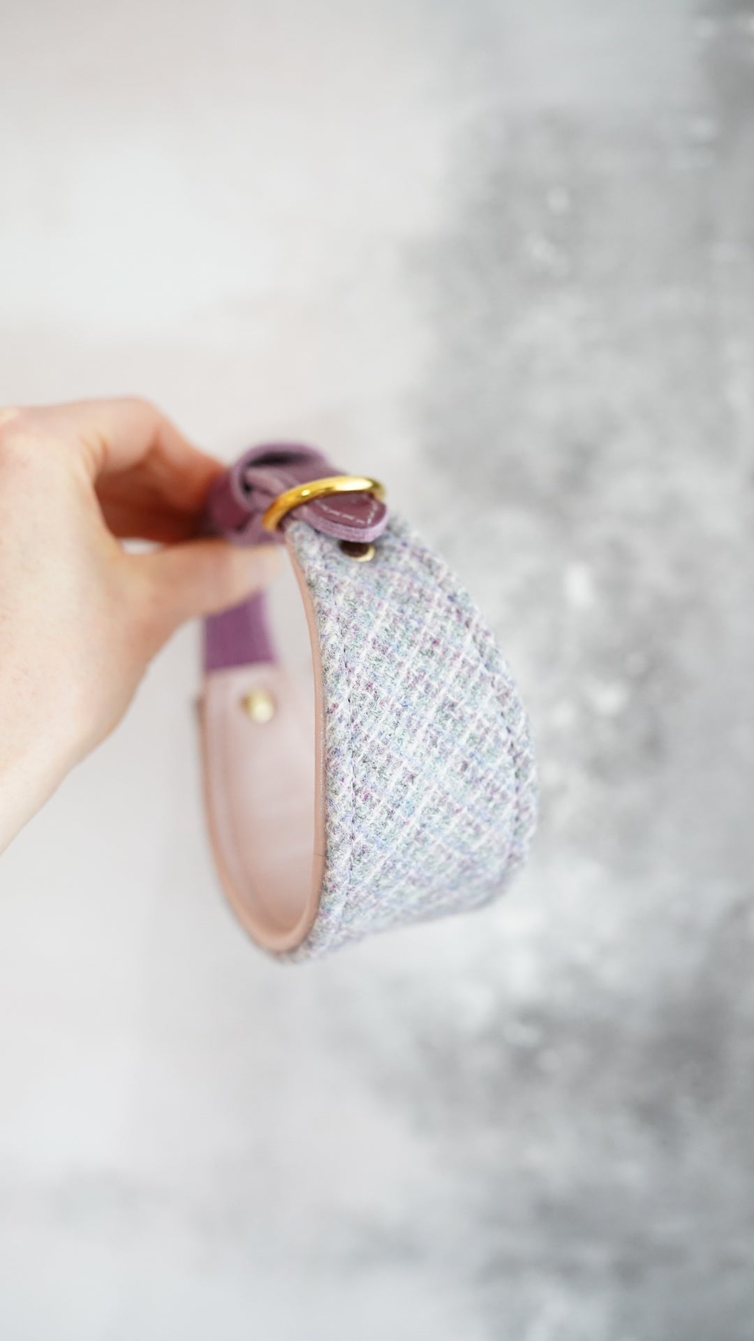 Juniper - Tapered Luxe Collar - Pure Wool Tweed