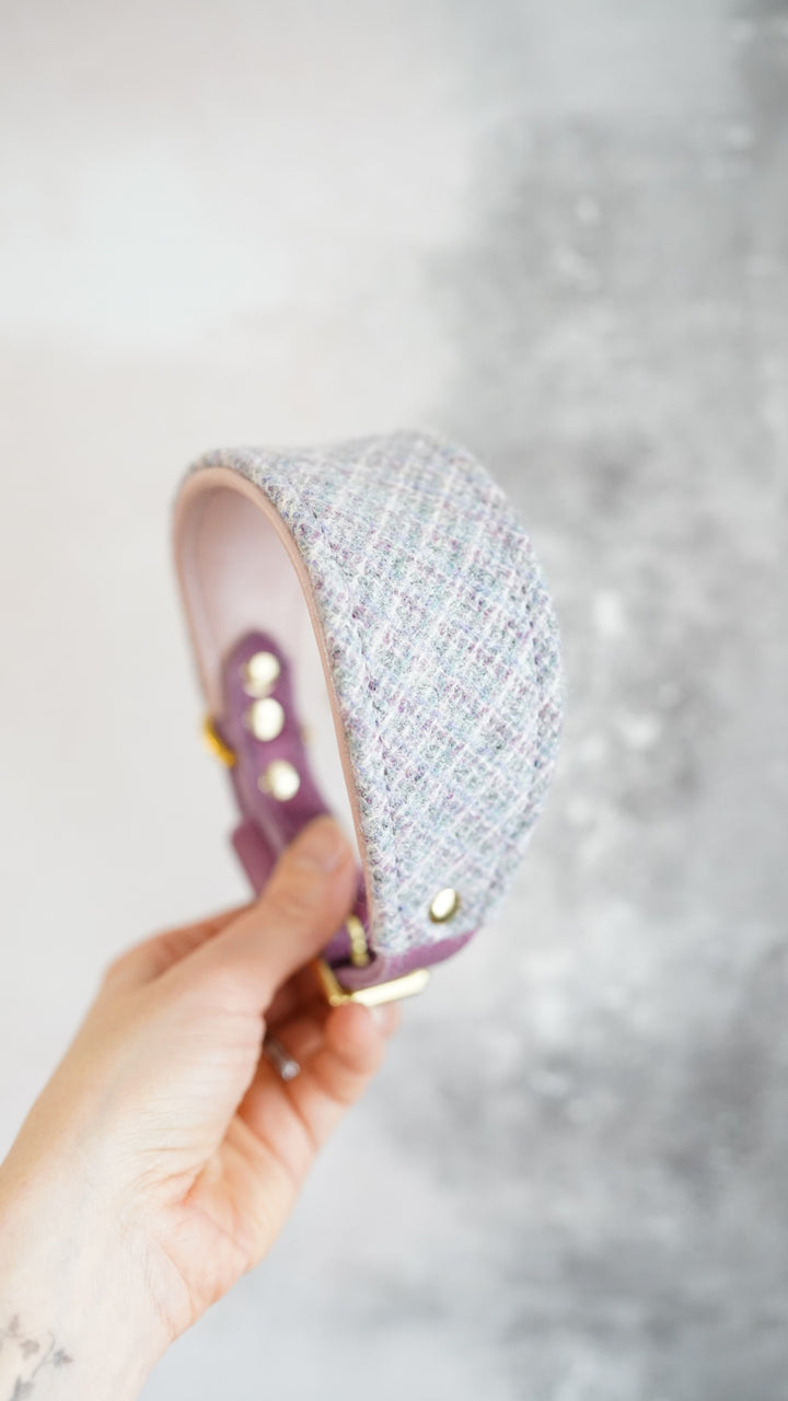Juniper - Tapered Luxe Collar - Pure Wool Tweed