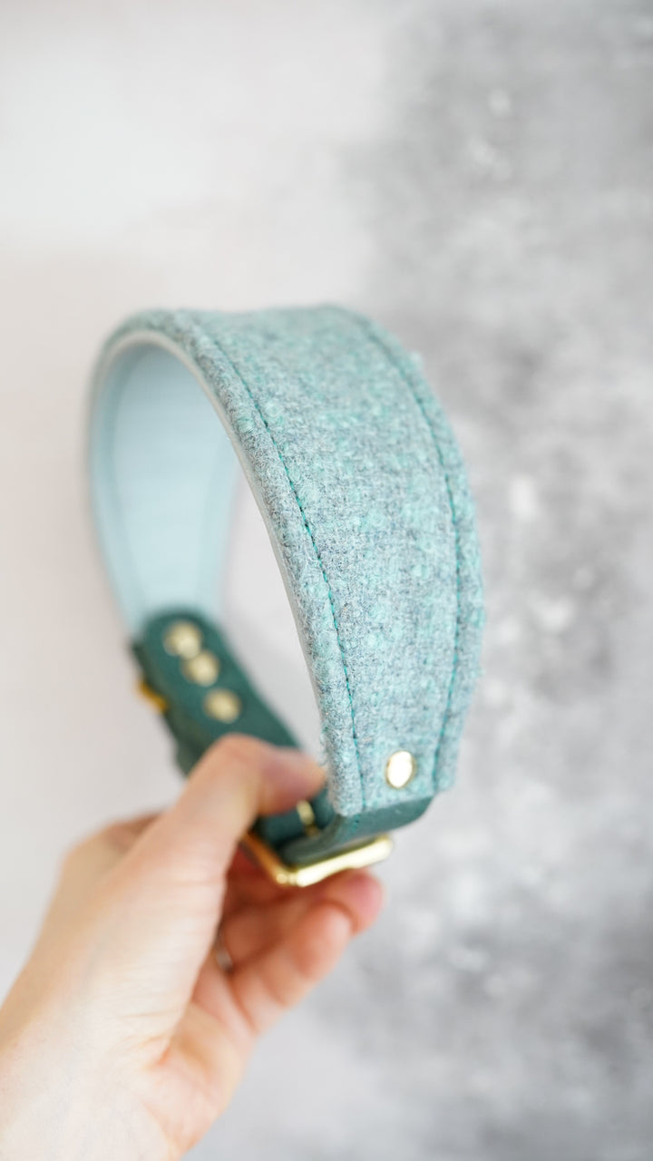 Alder - Tapered Luxe Collar - Pure Wool Tweed