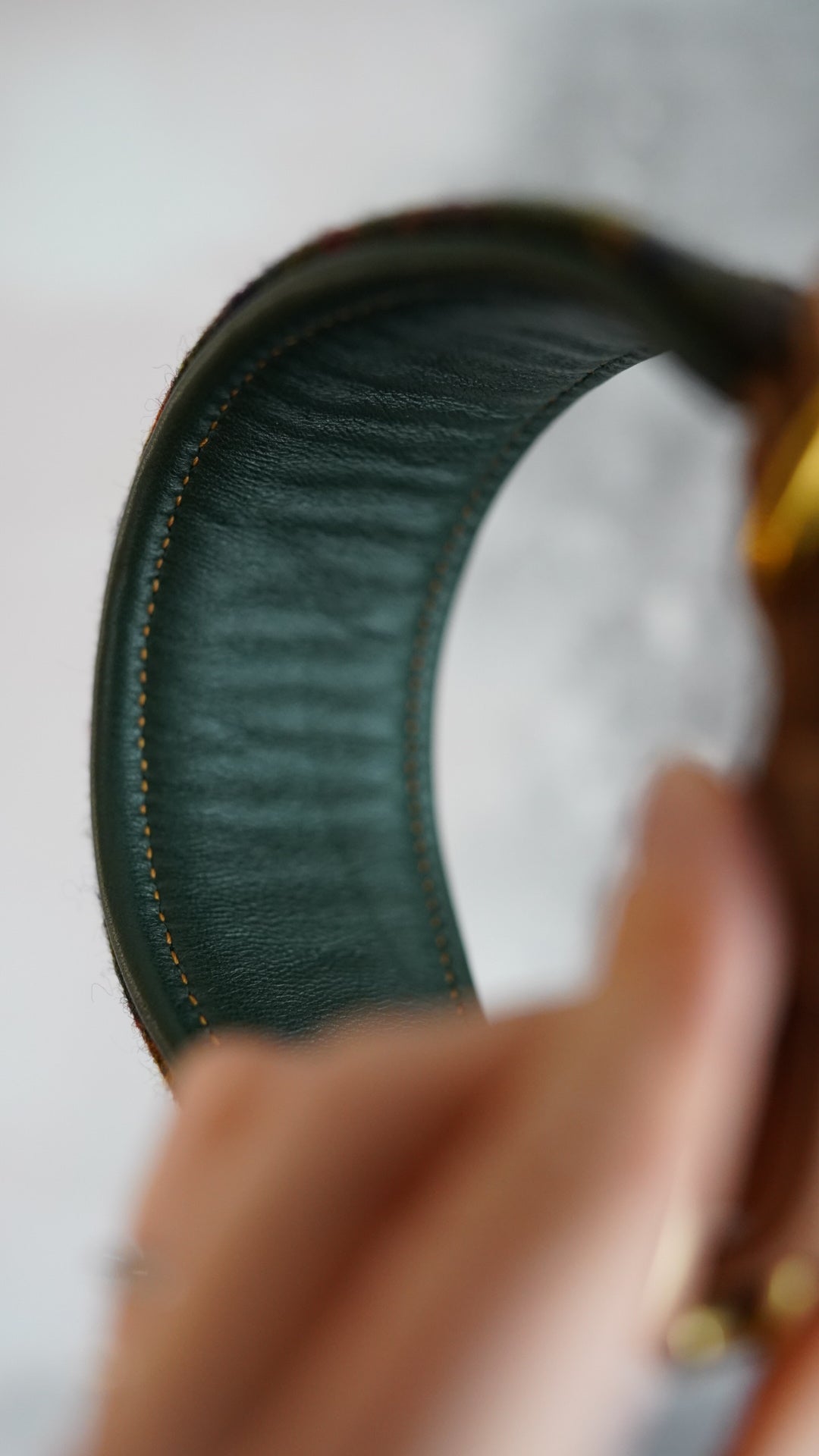 Fir - Tapered Luxe Collar - Pure Wool Tweed