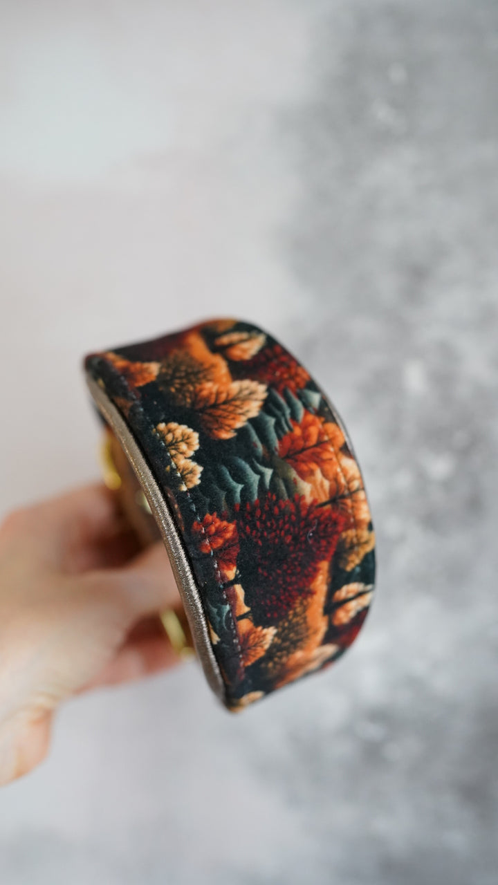 Amber - Tapered Luxe Collar - Velvet