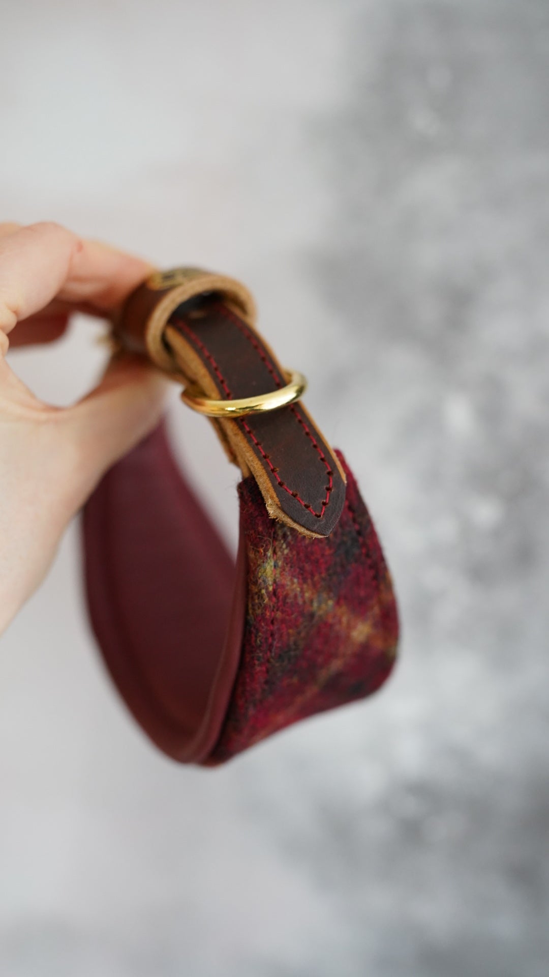 Rowan - Tapered Luxe Collar - Pure Wool Tweed