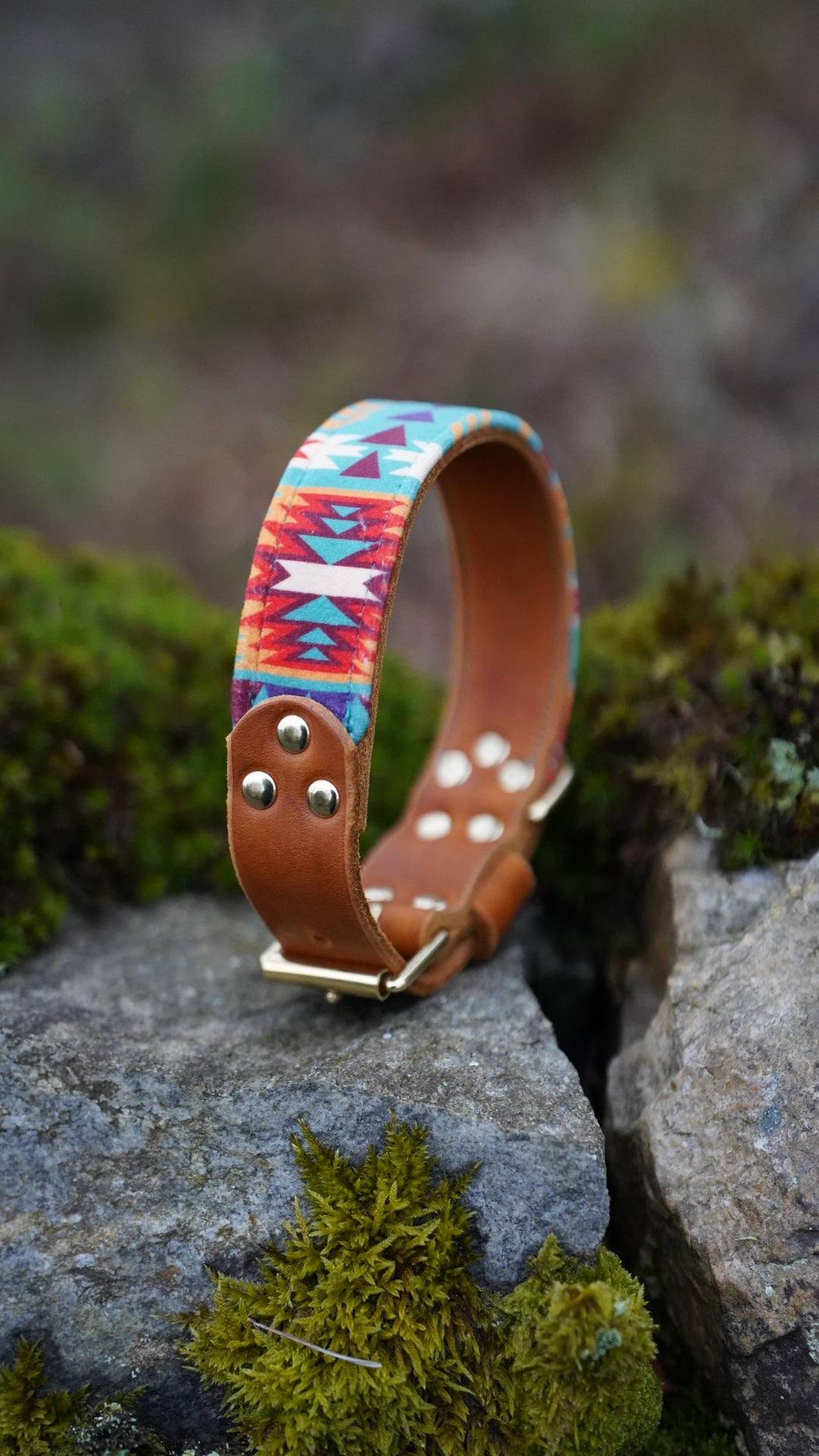 Azure - Luxury Buckle Collar - Velvet