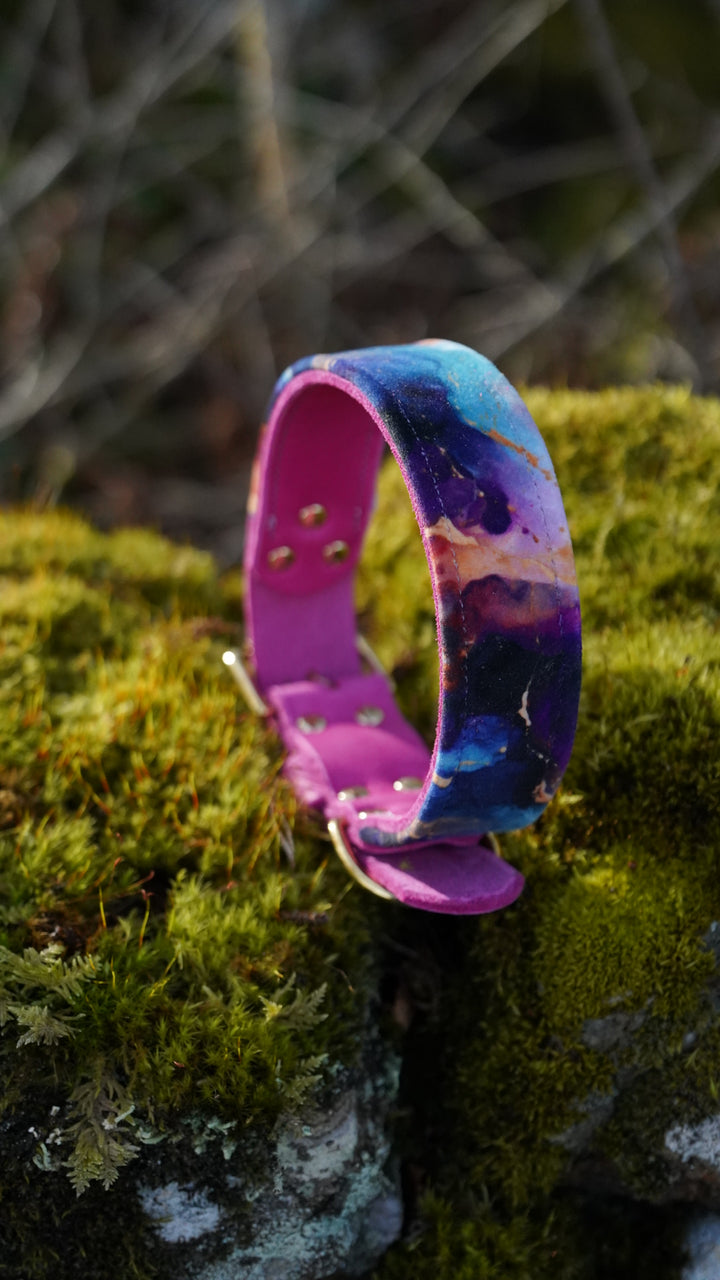 Aura - Luxury Buckle Collar - Velvet