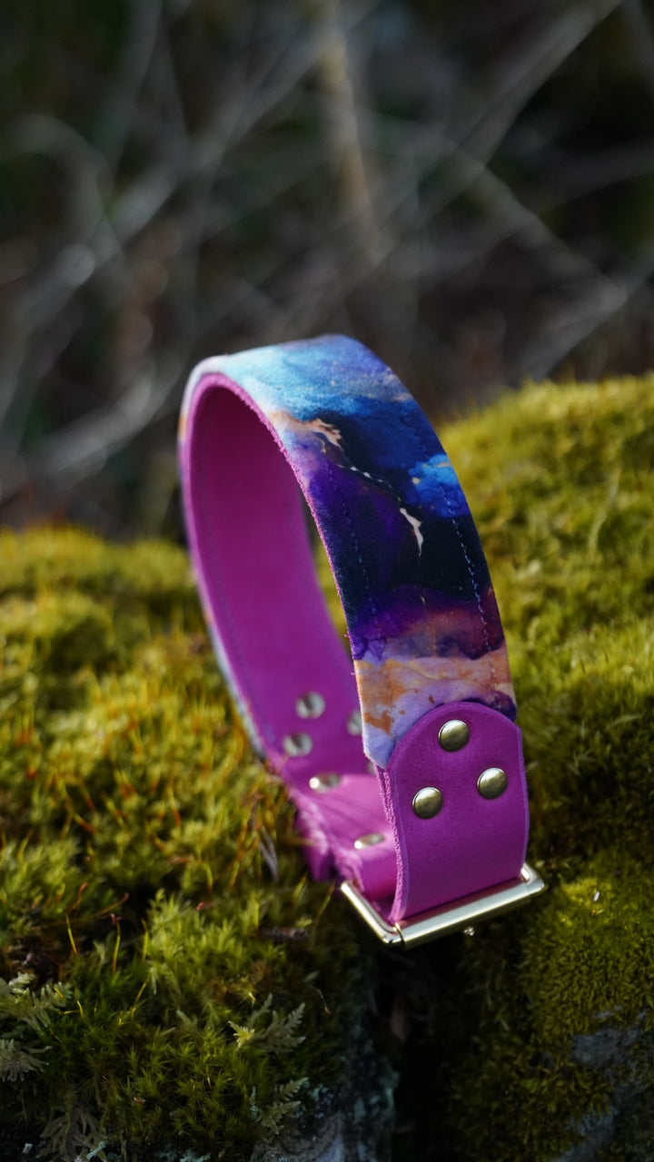 Aura - Luxury Buckle Collar - Velvet