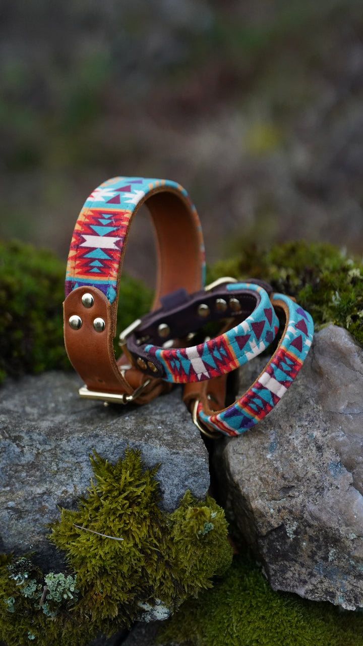 Azure - Luxury Buckle Collar - Velvet