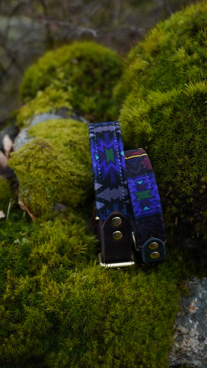 Lapis - Luxury Buckle Collar - Velvet