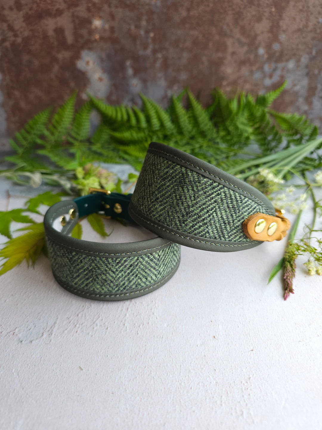 Spruce - Signature Collar - Wool Tweed