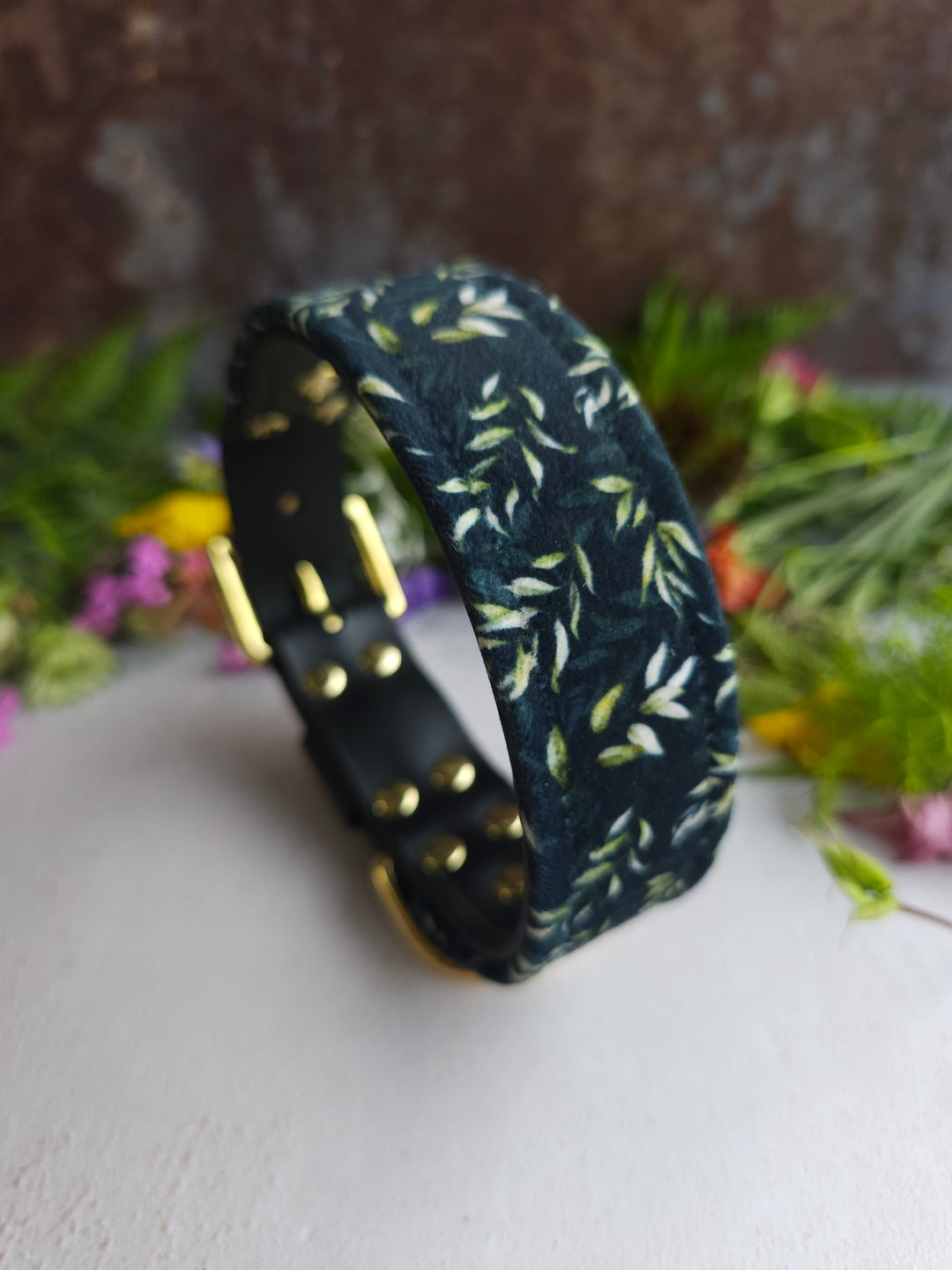 Eucalyptus - Luxury Buckle Collar - Velvet