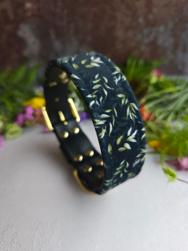 Eucalyptus - Luxury Buckle Collar - Velvet