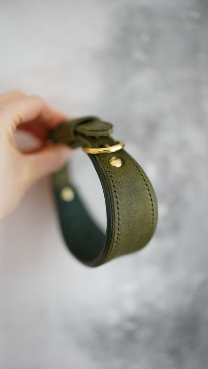 Leather Tapered Luxe Collars