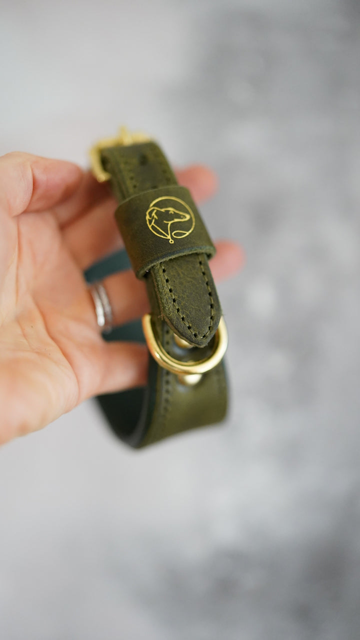 Leather Tapered Luxe Collars