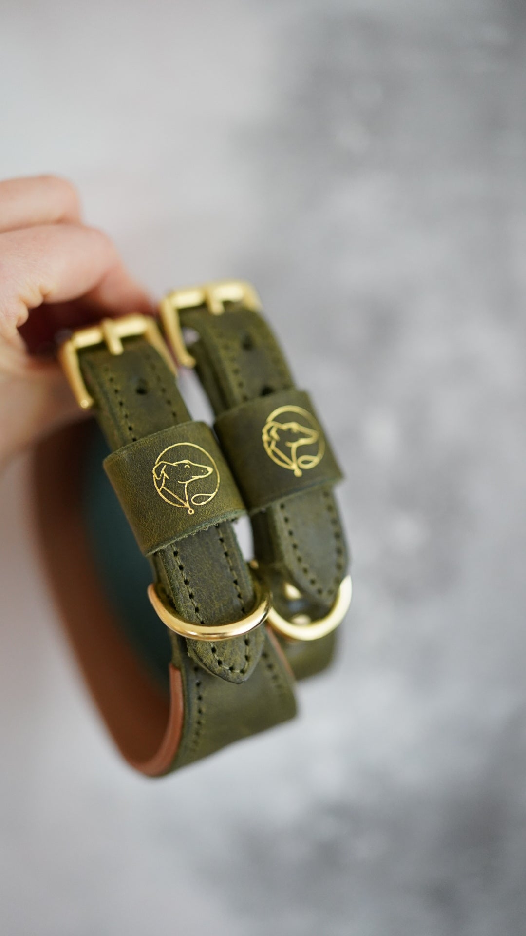 Leather Tapered Luxe Collars