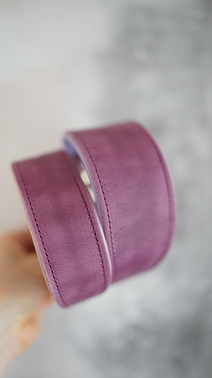 Leather Tapered Luxe Collars