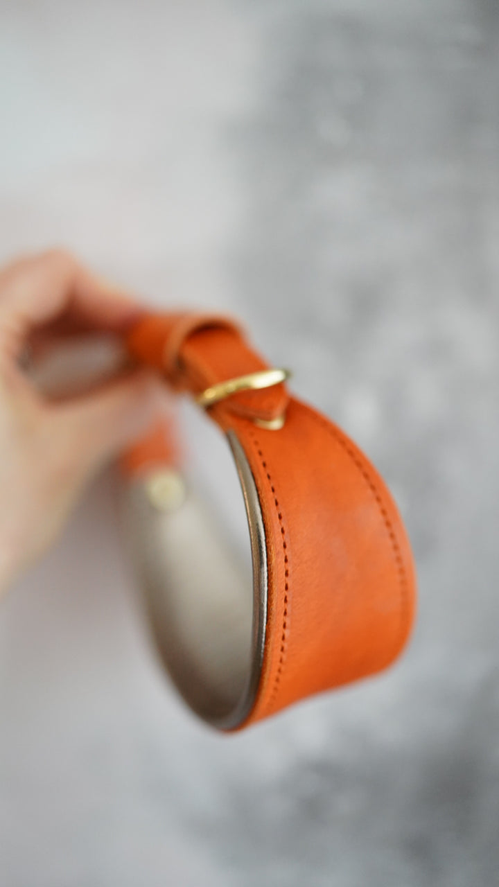 Leather Tapered Luxe Collars