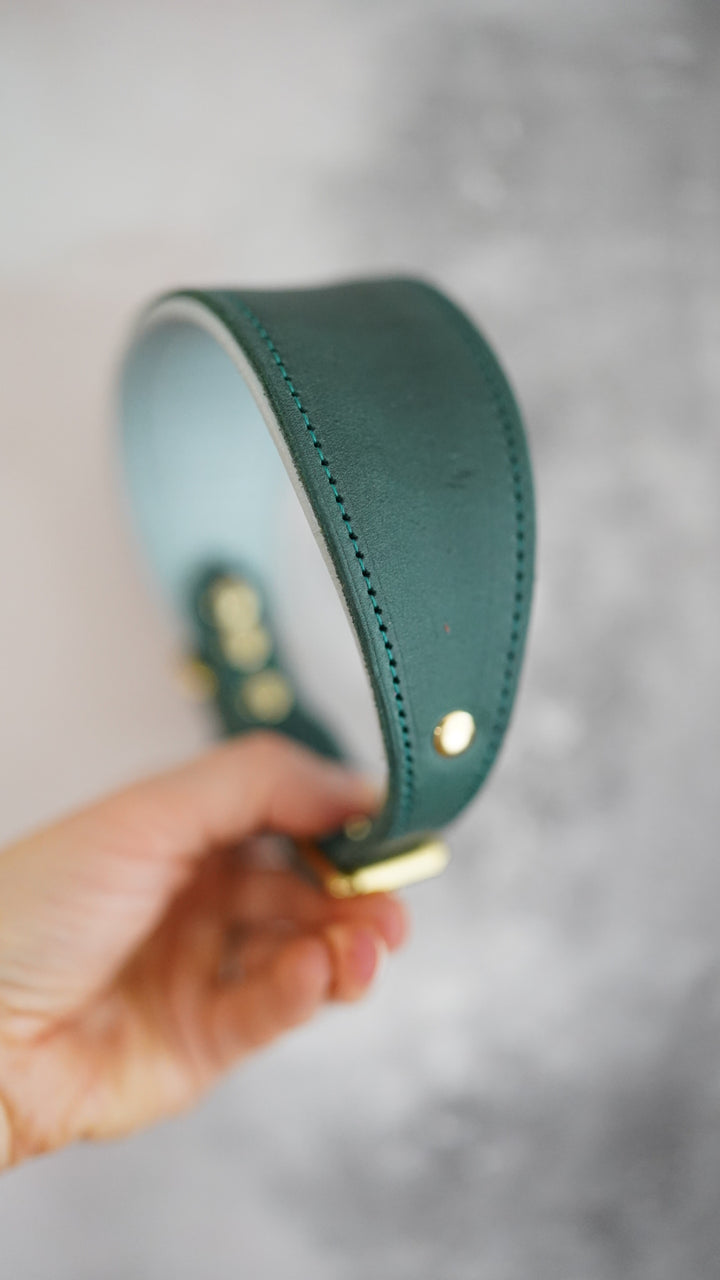 Leather Tapered Luxe Collars