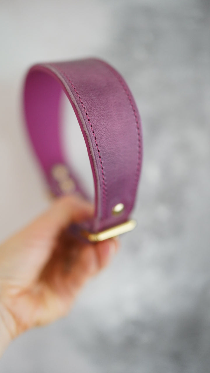 Leather Tapered Luxe Collars