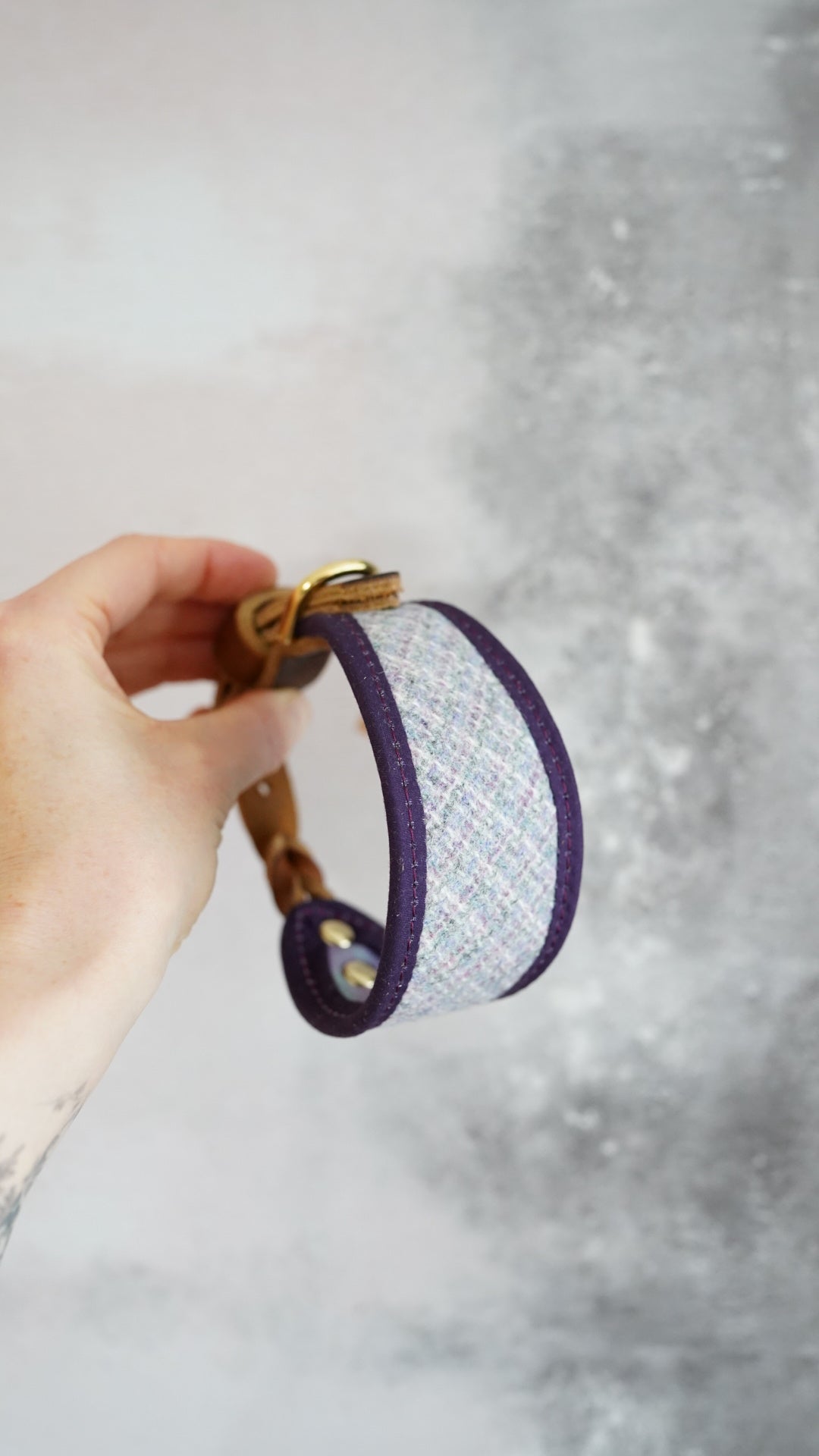 Juniper - Signature Collar - Pure Wool Tweed