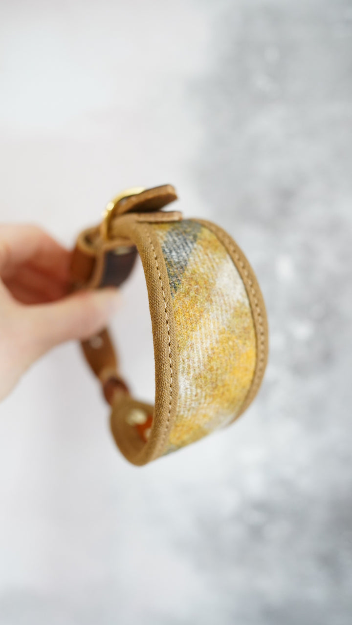 Hazel - Signature Collar - Pure Wool Tweed