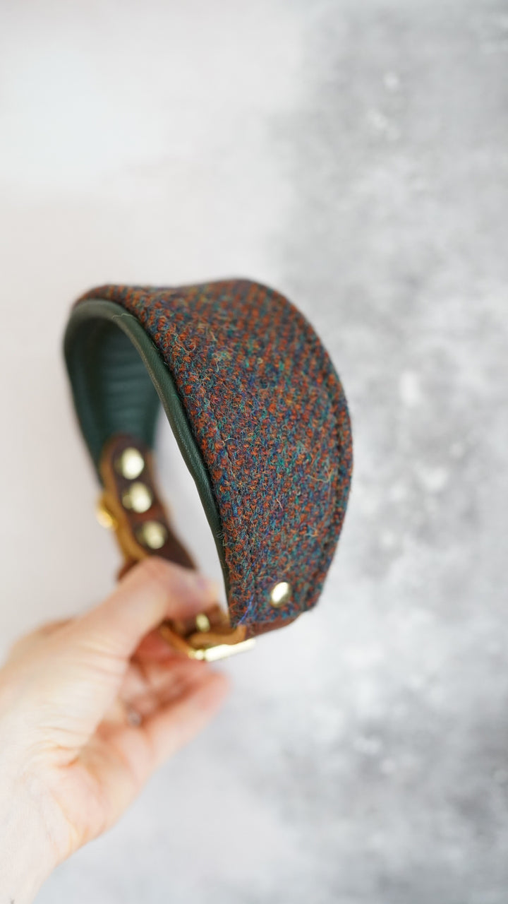 Ash - Tapered Luxe Collar - Harris Tweed