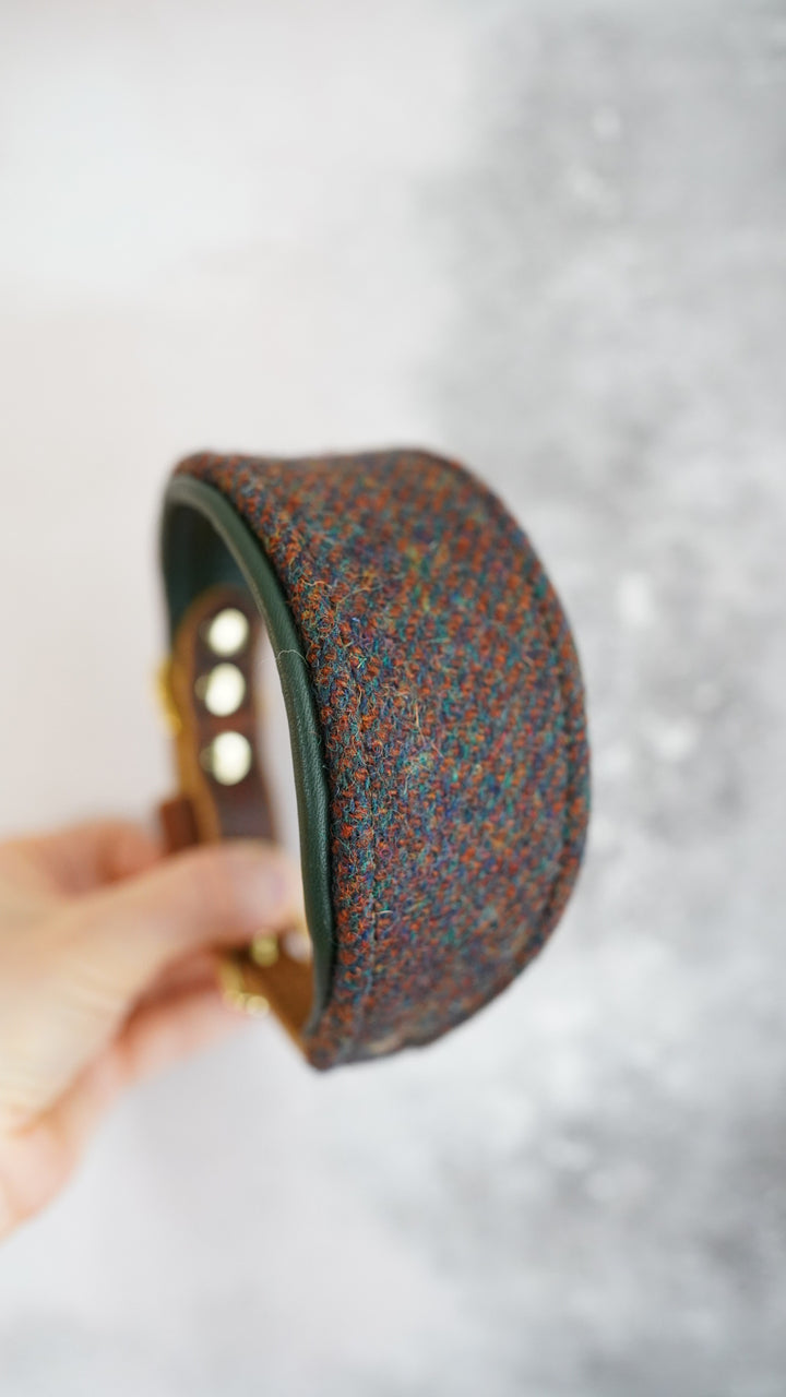 Ash - Tapered Luxe Collar - Harris Tweed