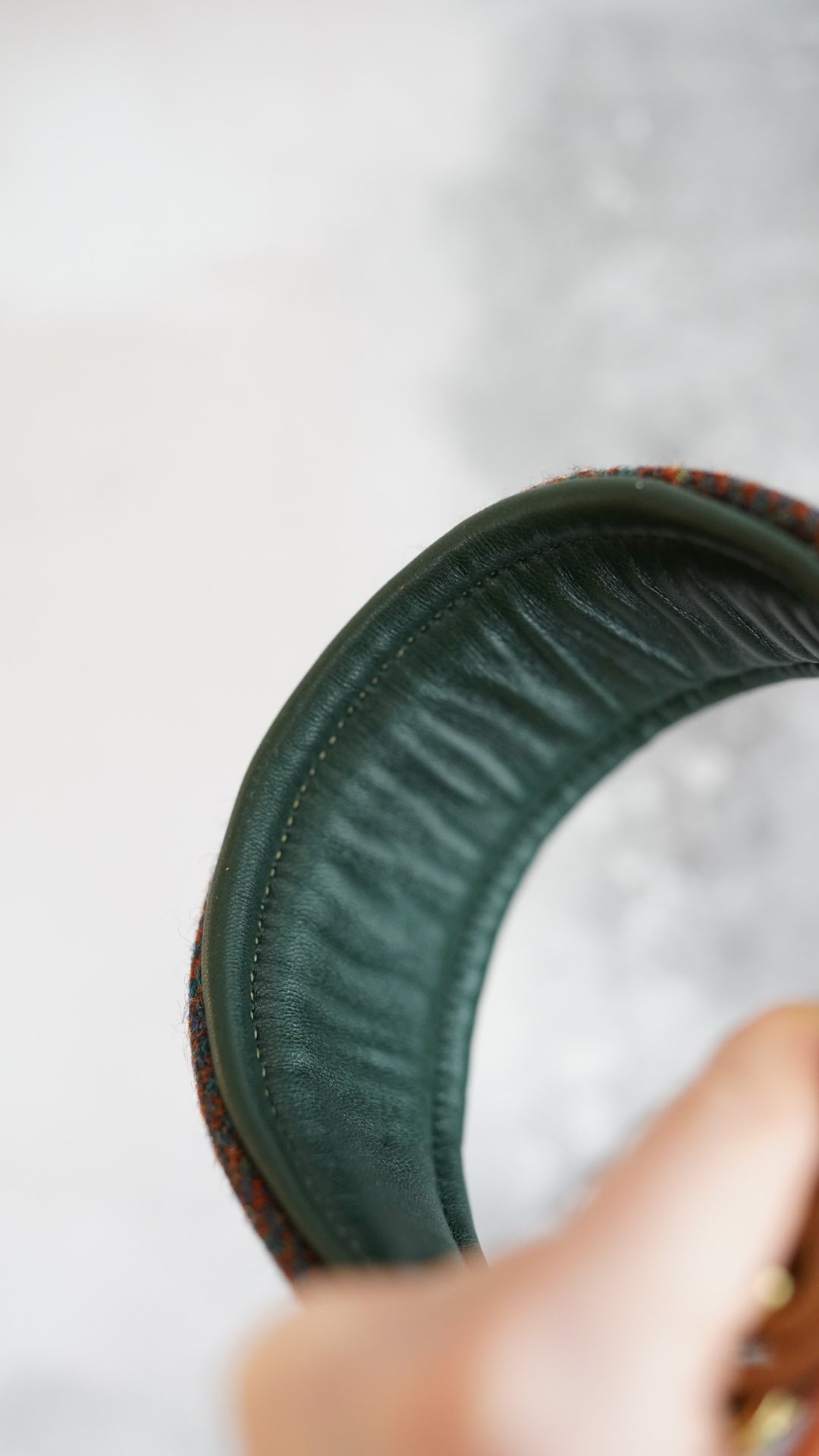 Ash - Tapered Luxe Collar - Harris Tweed