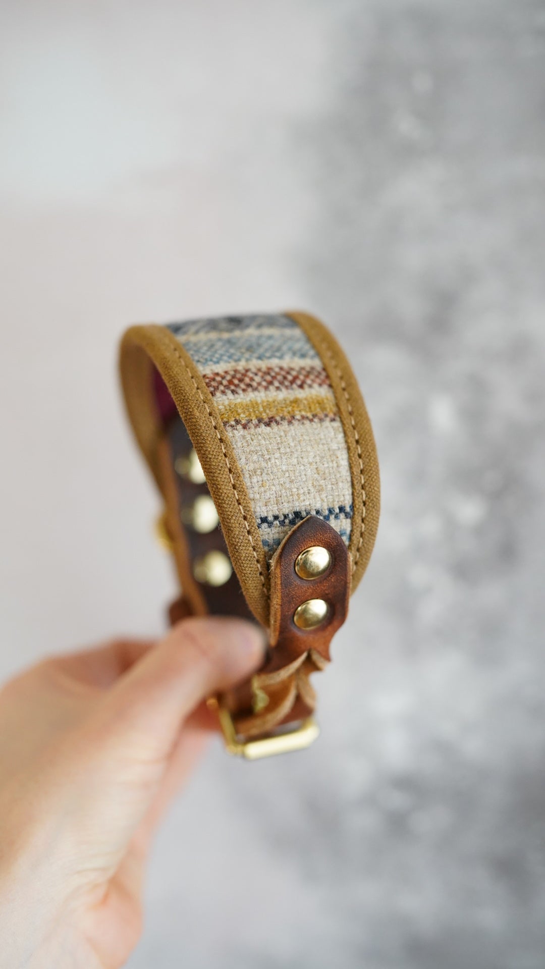 Cedar - Signature Collar - Pure Wool Tweed