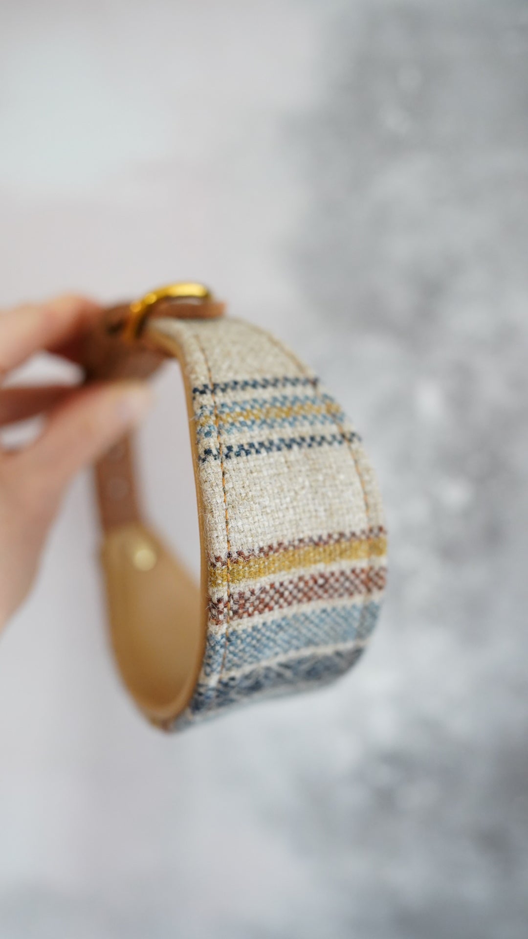 Cedar - Tapered Luxe Collar - Pure Wool Tweed