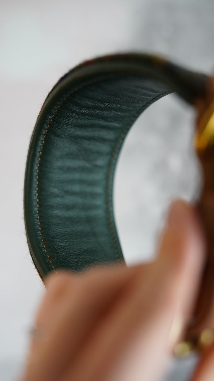 Fir - Tapered Luxe Collar - Pure Wool Tweed