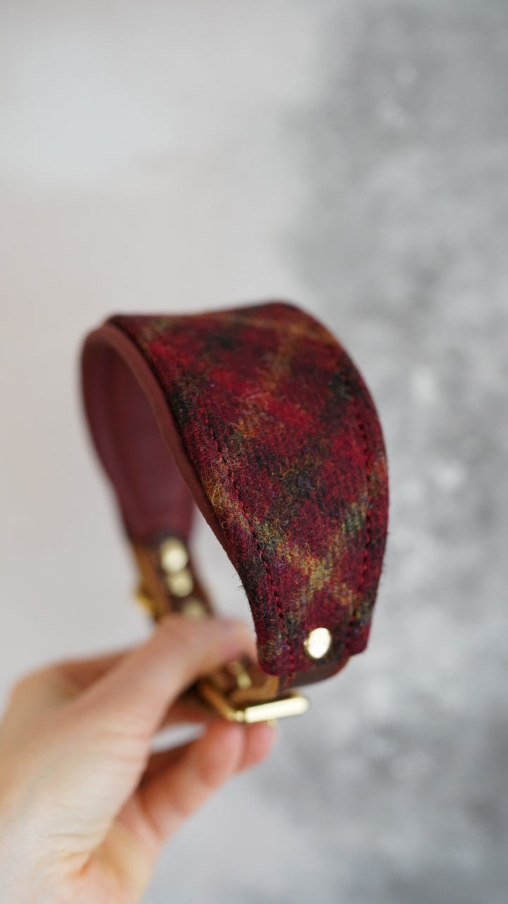 Rowan - Tapered Luxe Collar - Pure Wool Tweed