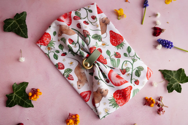 Wild Strawberry - ID scarf