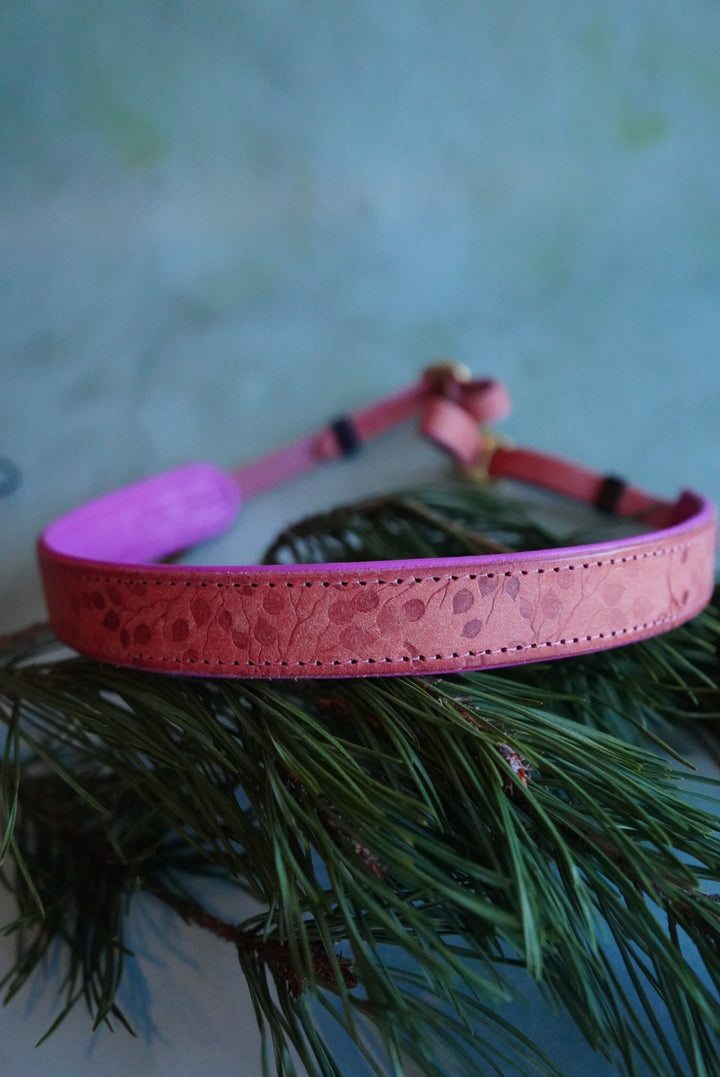 Colourblock Soft Leather Camera Straps - Embossing Options