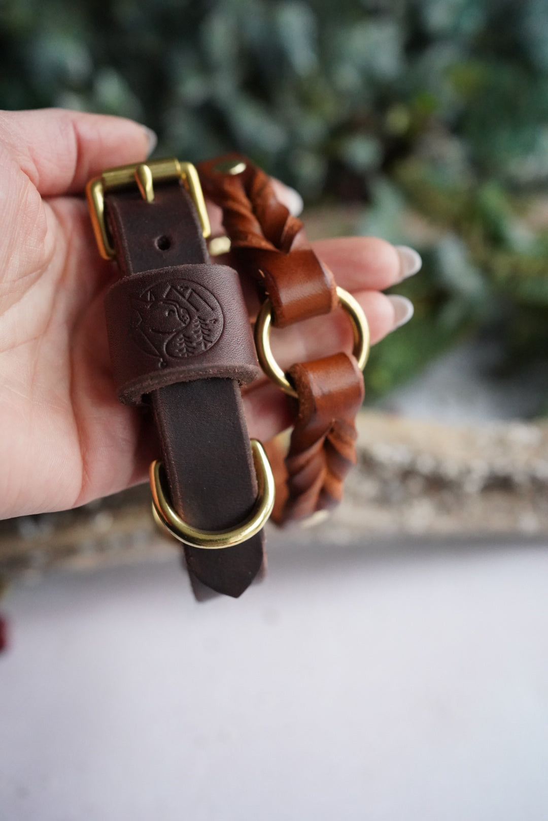 Braided Leather Collars