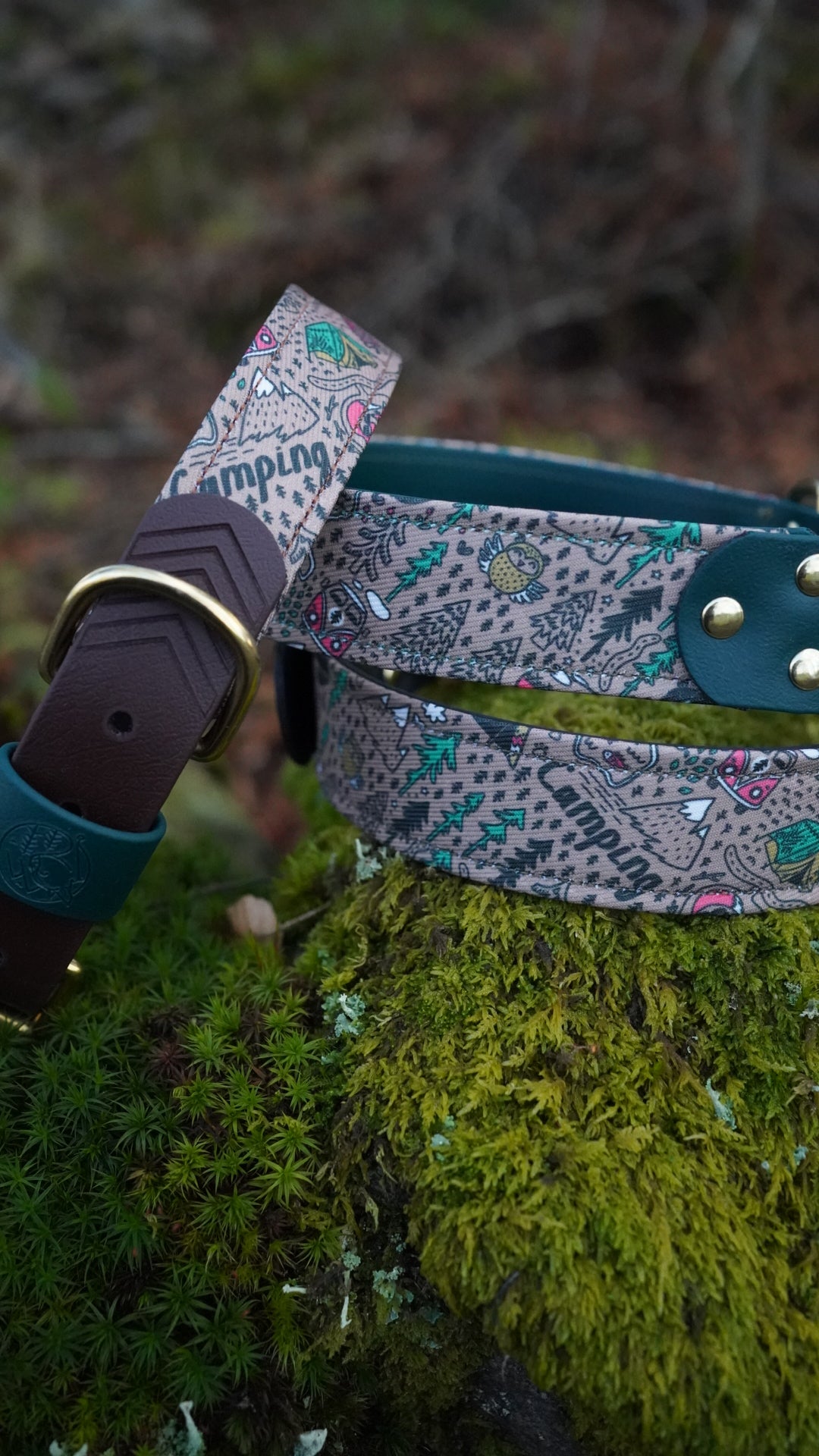 Embossed Leather Collars