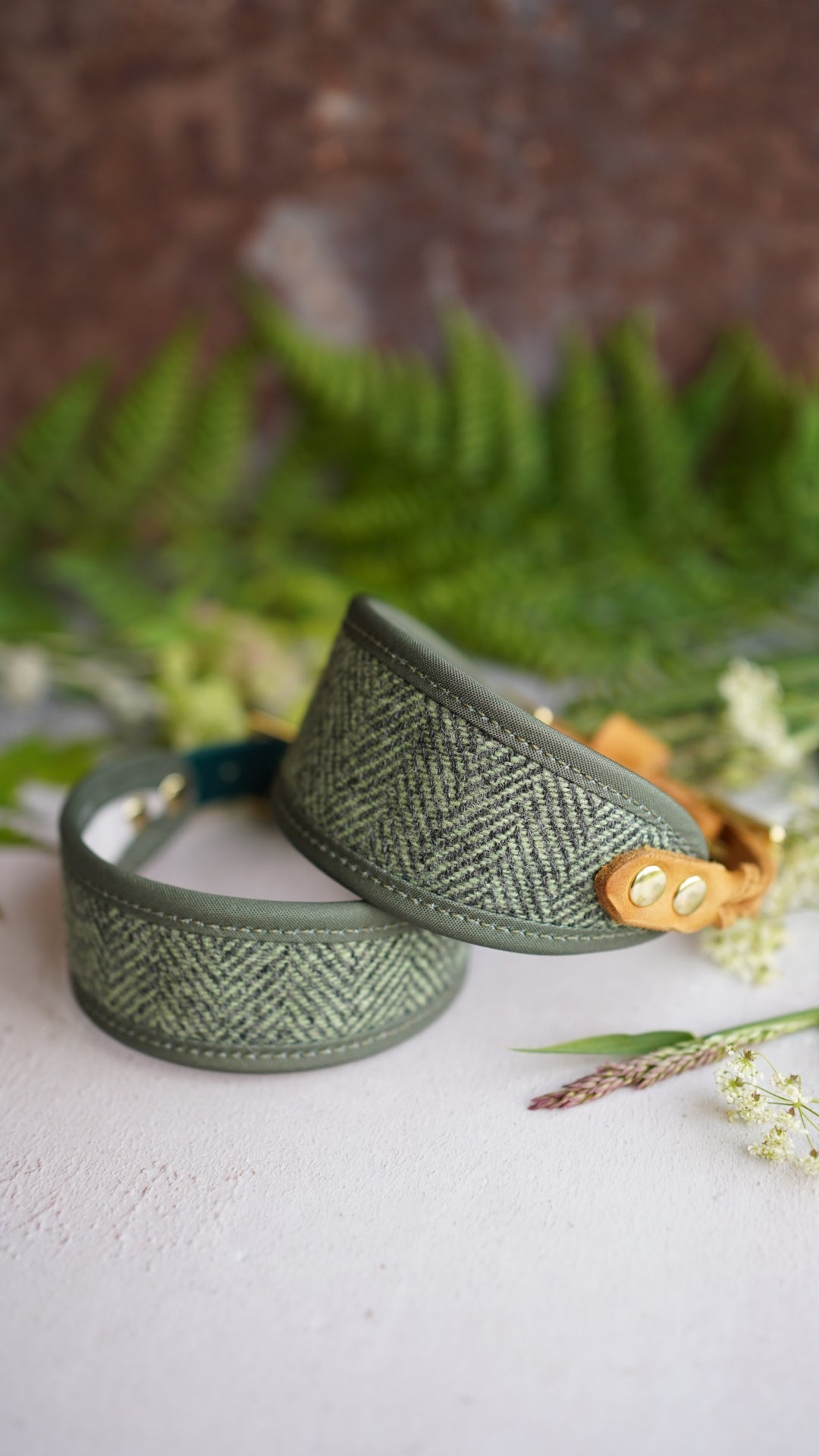 Spruce - Signature Collar - Wool Tweed