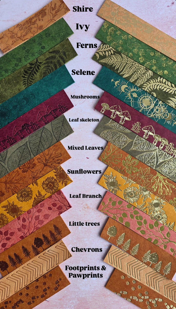 Soft Lightweight Tapered Leather Collars - All Sizes, Optional Embossing