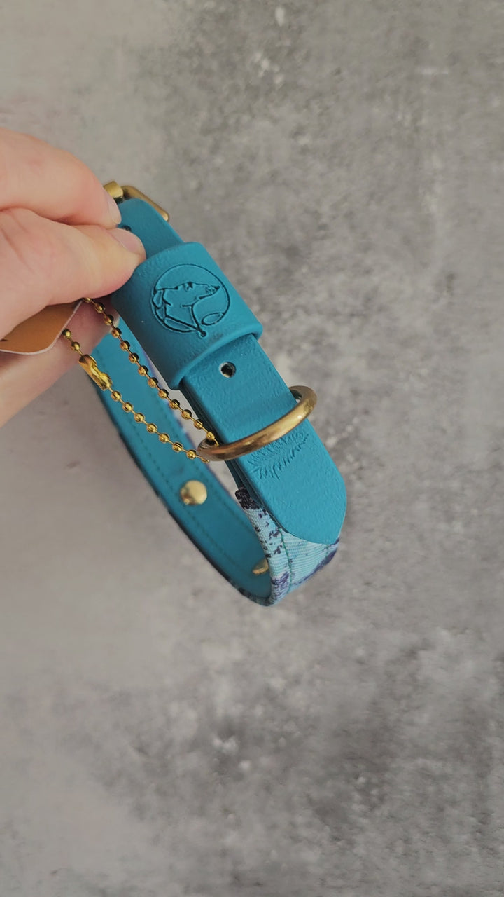 28-34cm (11-13.5") - 20mm SLIM Luxury Buckle Collar - Biothane