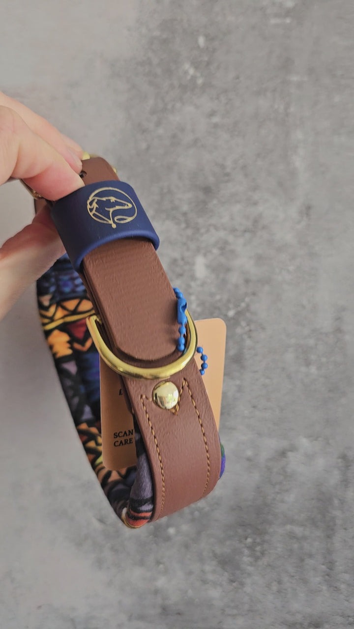 33-39cm (13-15") - 25mm buckle - SLIM Squashie (Biothane)