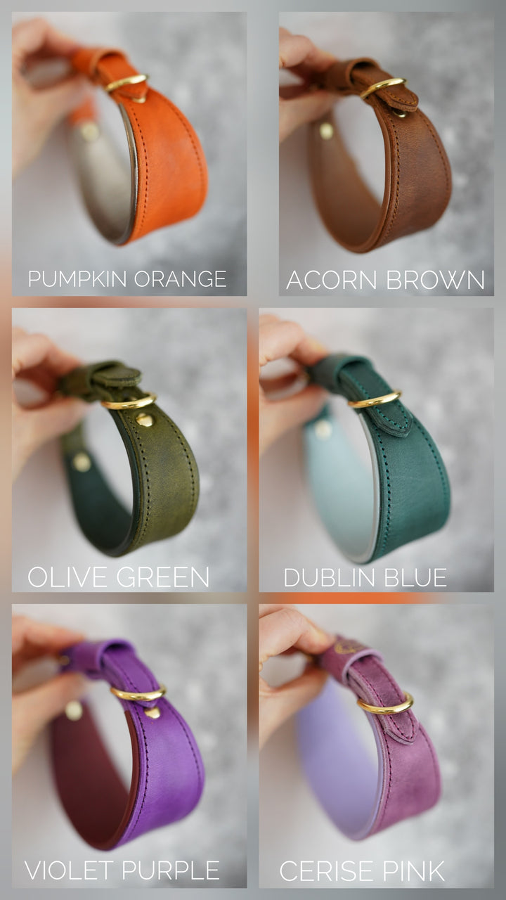 Leather Tapered Luxe Collars