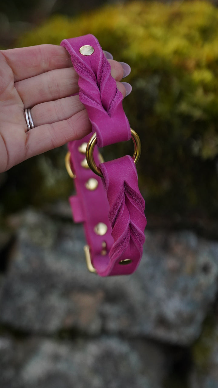 Braided Leather Collars