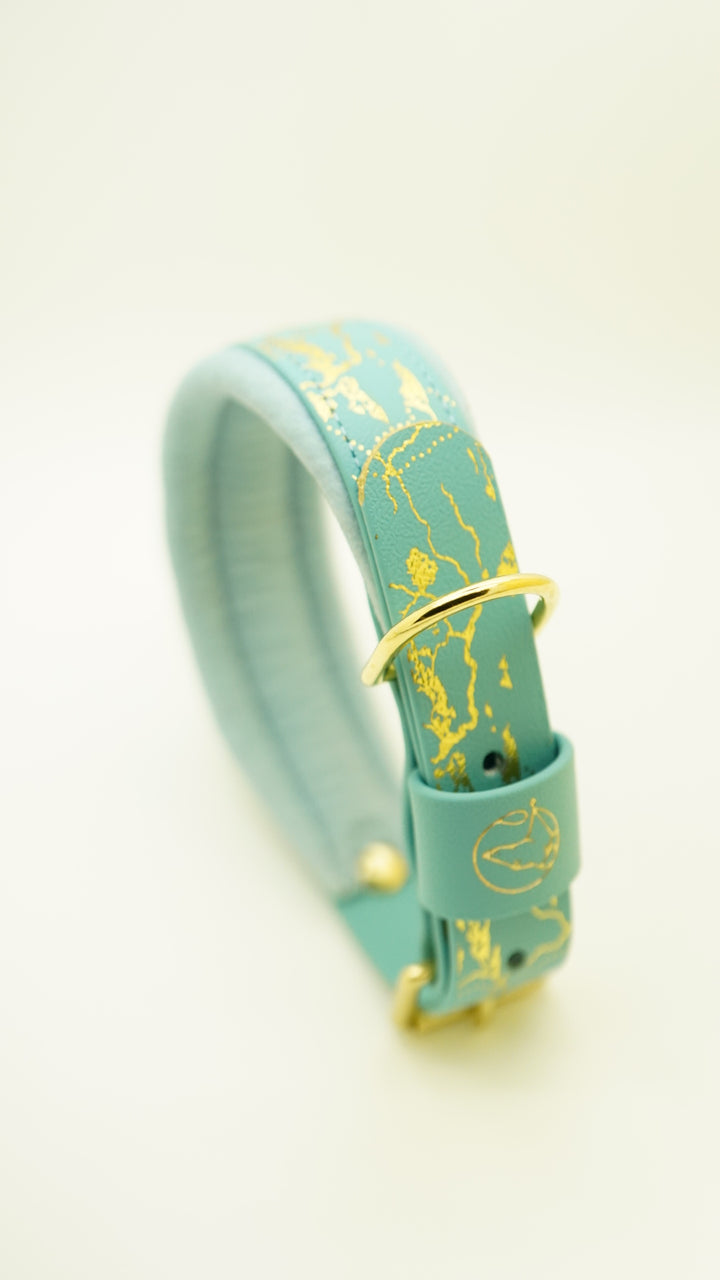 Straight Embossed Biothane Collars